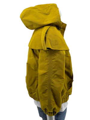 Burberry London Mustard Yellow Hooded Utility Jacket – Size L
