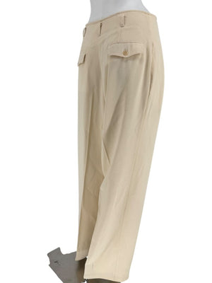 Ron Leal Cream Wool Pantsuit – Size 12