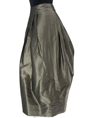 Pauw Amsterdam Metallic Silk Sculptural Skirt – Size 3