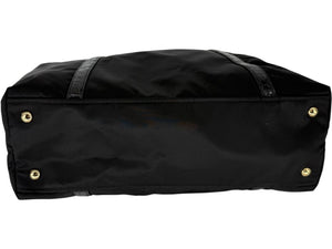 Prada Tessuto Nylon & Leather Trim Tote – Nero