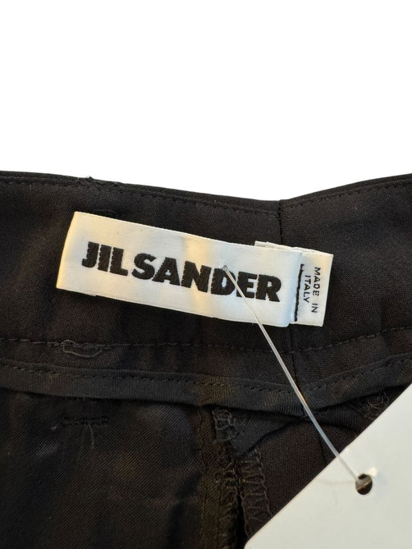 Jil Sander Black Virgin Wool Trousers – Size IT 42