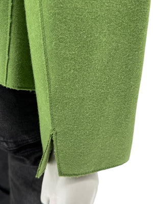 Akris Punto Green Wool-Angora Moto Jacket – Size 12