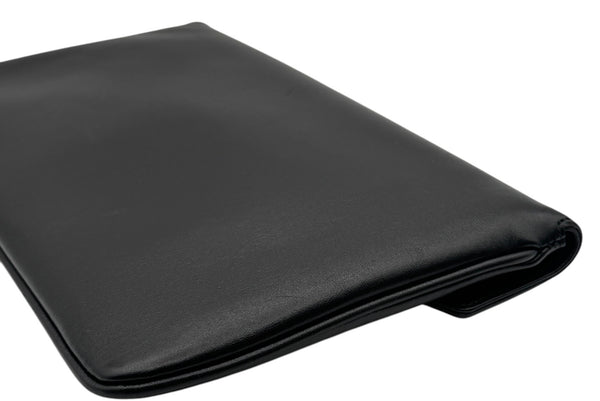 Gucci Rajah Leather Clutch in Black