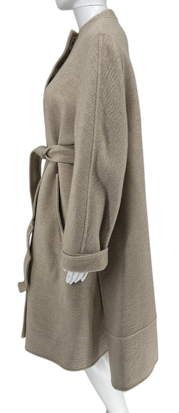 Max Mara Atelier Crewneck Long-Sleeved Coat - Size 2