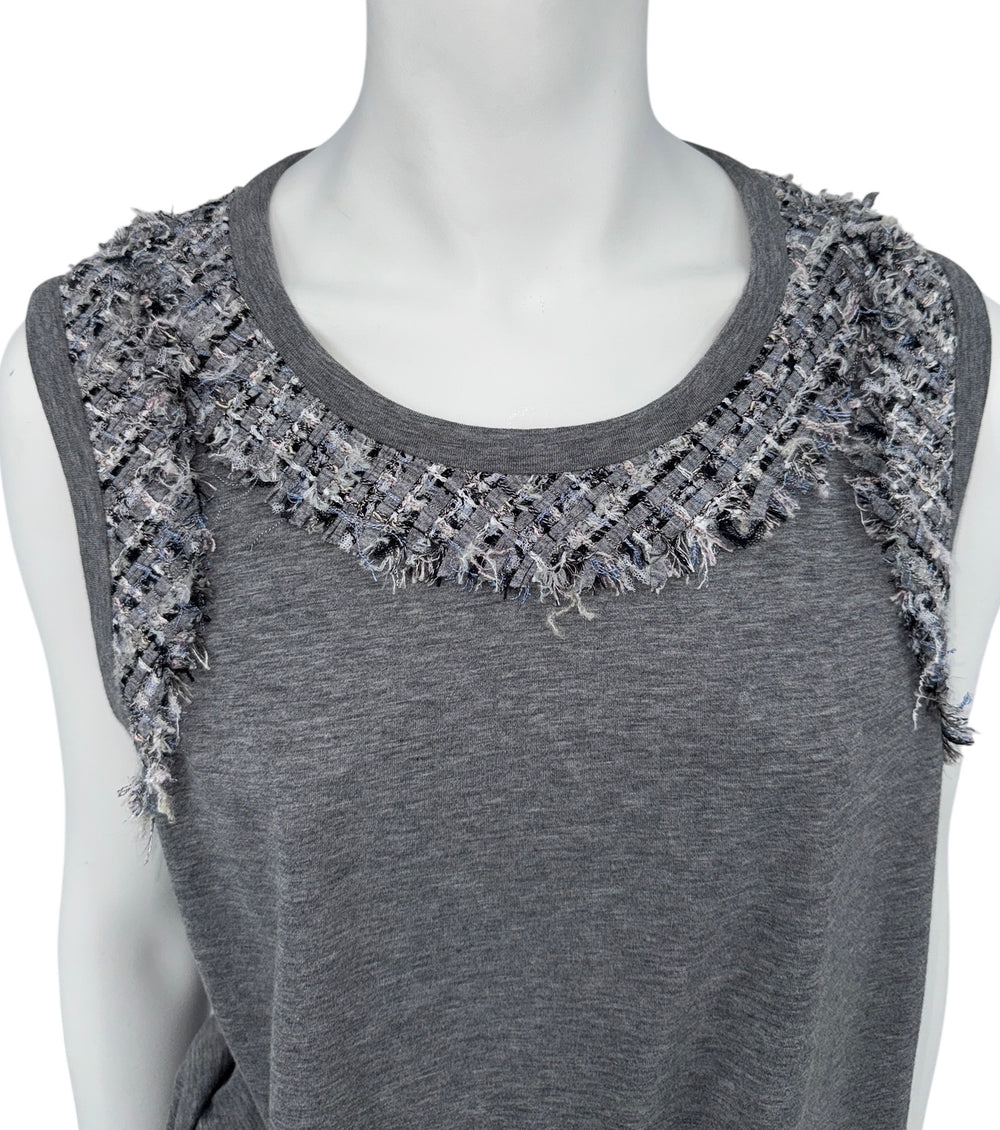 Chanel Cruise 2010 Cotton/Tweed Tank - Size 42