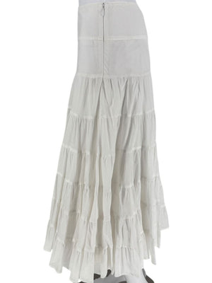 Pauw Amsterdam White Tiered Maxi Skirt – Size 3