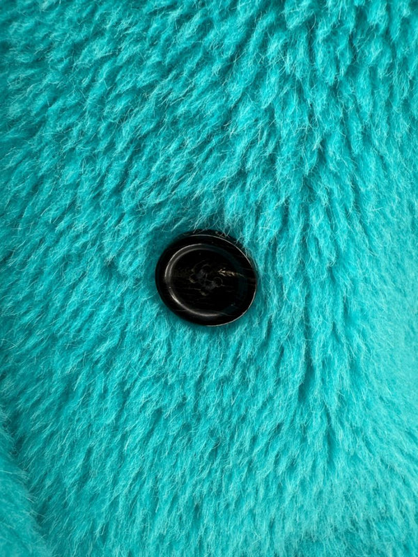 Max Mara “Adenia” Turquoise Double-Breasted Coat – Sfilata Collection – Size 0