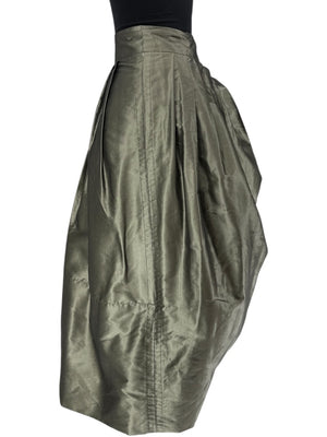 Pauw Amsterdam Metallic Silk Sculptural Skirt – Size 3