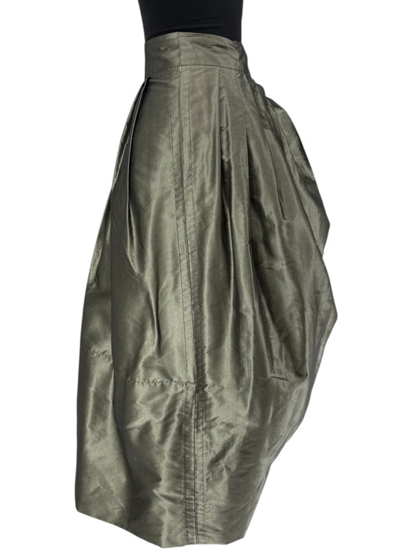 Pauw Amsterdam Metallic Silk Sculptural Skirt – Size 3
