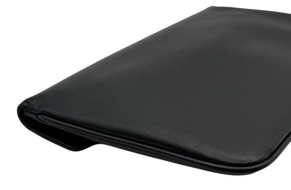 Gucci Rajah Leather Clutch in Black