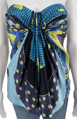 Laundry by Shelli Segal Silk Strapless Blouse – Size 2 (New with Tags)