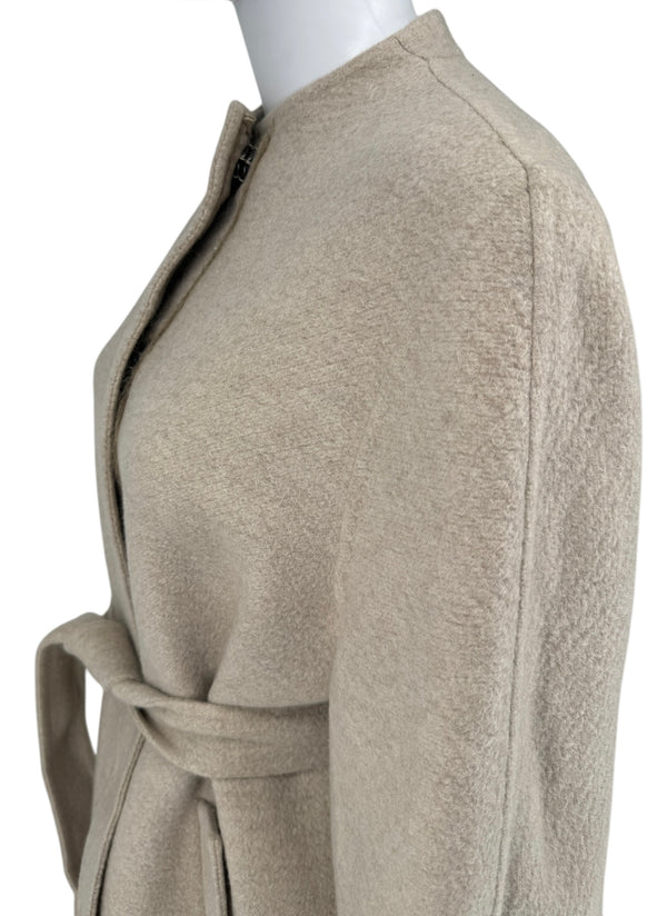 Max Mara Atelier Crewneck Long-Sleeved Coat - Size 2