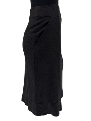 Chanel Charcoal Gray Wool & Cashmere Skirt – Fall 2002, Size 44