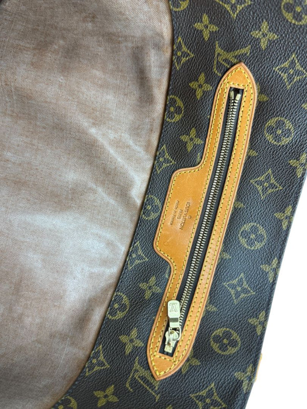 Louis Vuitton Monogram Sac Shopping Tote – Vachetta Trim & Pouch Included