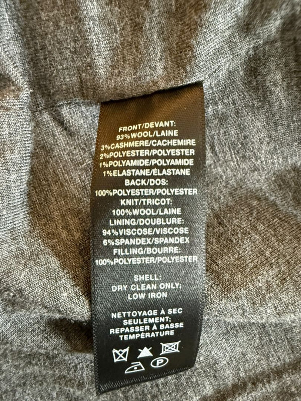 Lafayette 148 New York Charcoal Hooded Vest – Size M