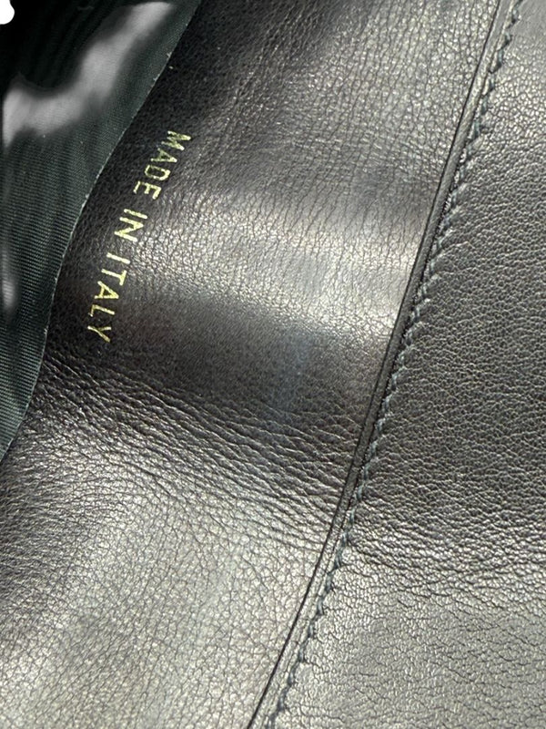 Chanel Black Caviar Leather CC Checkbook Holder – Made in Italy