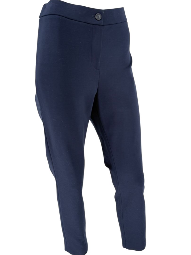 Akris Navy Slim Ankle Trousers – Size US 12