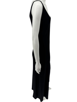 Lida Baday Black V-Neck Slip Dress – Size L