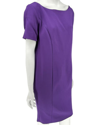 Pamella Roland Purple 2-Piece Dress & Coat Set Sheath Dress & Jacket – Large