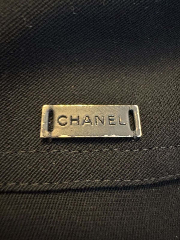 Chanel Black Flounce-Hem Skirt – Size FR 42 (US 10)
