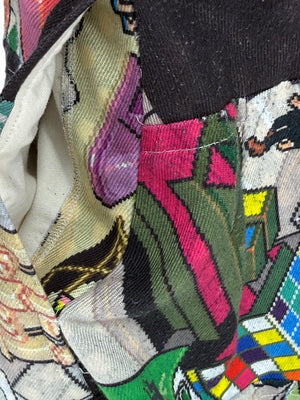 Comme des Garçons Printed Patchwork Skirt – Size XS - Made In Japan