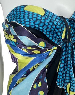 Laundry by Shelli Segal Silk Strapless Blouse – Size 2 (New with Tags)