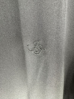 Jil Sander Silk Tie-Neck Blouse in Black – Size 34