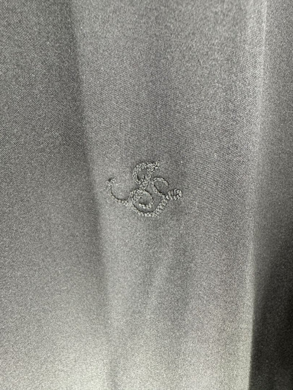 Jil Sander Silk Tie-Neck Blouse in Black – Size 34