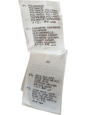 Brunello Cucinelli Grey Mohair-Cashmere Hooded Cape Jacket – Size XS