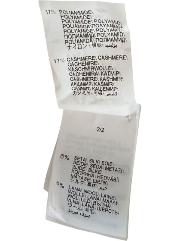 Brunello Cucinelli Grey Mohair-Cashmere Hooded Cape Jacket – Size XS