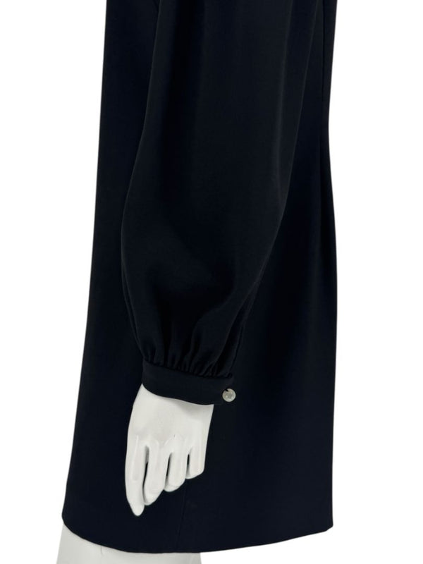 Pamella Roland Embellished Knit Sheath Dress - Large