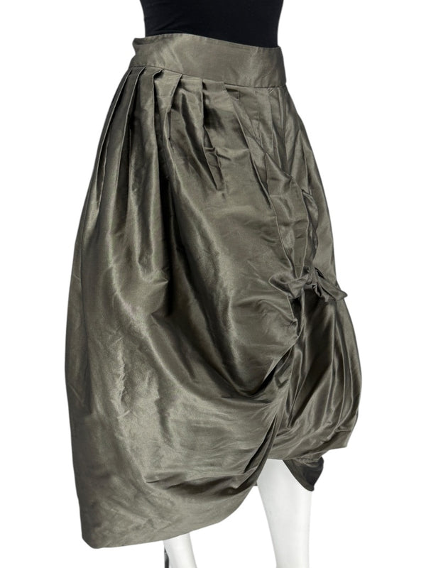 Pauw Amsterdam Metallic Silk Sculptural Skirt – Size 3