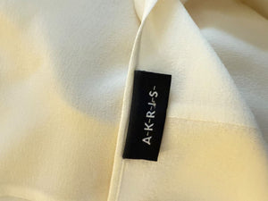 Akris Ivory Tank Camisole & Mesh Jacket Twin Set – Size US 16 (F 48 / D 46)