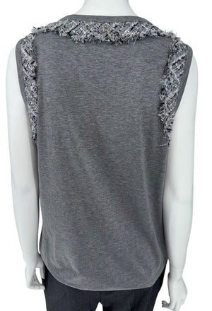 Chanel Cruise 2010 Cotton/Tweed Tank - Size 42