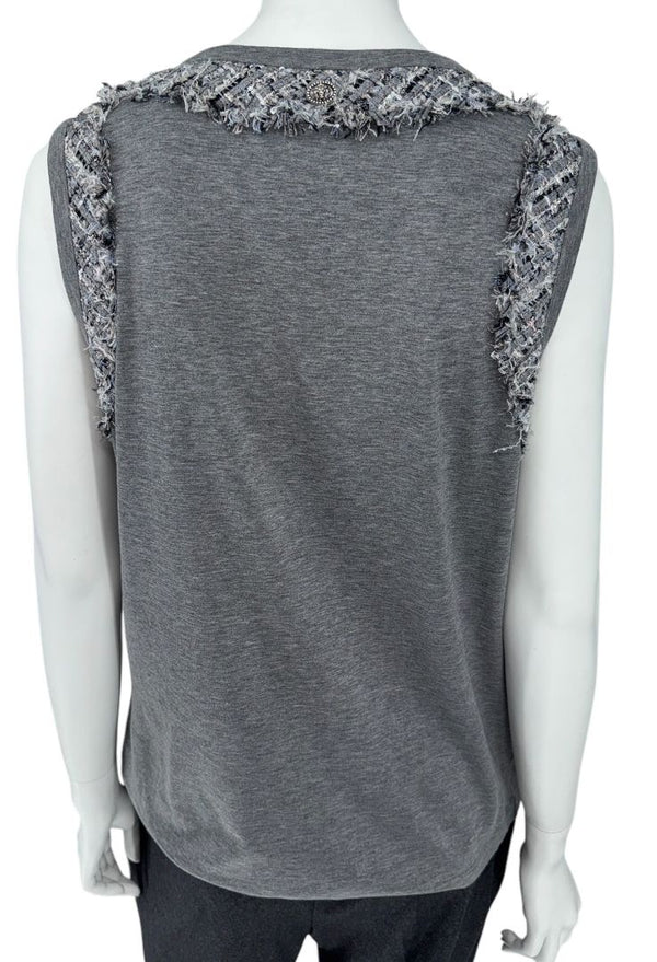 Chanel Cruise 2010 Cotton/Tweed Tank - Size 42