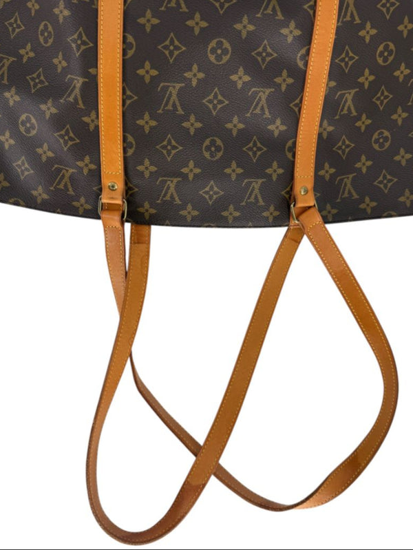 Louis Vuitton Monogram Sac Shopping Tote – Vachetta Trim & Pouch Included