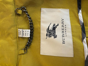 Burberry London Mustard Yellow Hooded Utility Jacket – Size L