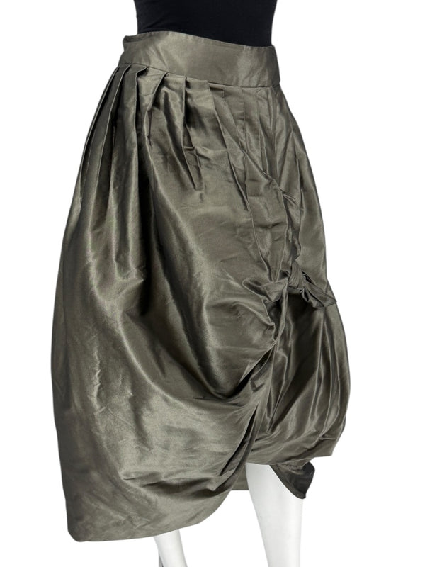 Pauw Amsterdam Metallic Silk Sculptural Skirt – Size 3