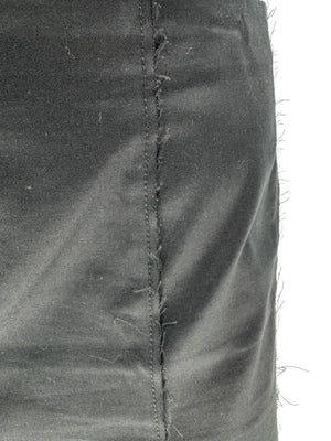Akris Punto Black Cotton-Stretch Paneled A-Line Skirt –Size: US 12 (F 44 / D 42)