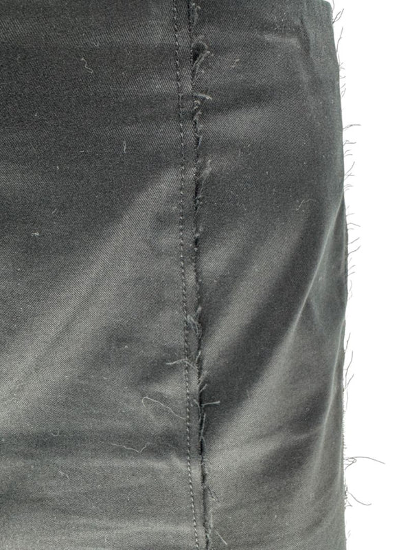 Akris Punto Black Cotton-Stretch Paneled A-Line Skirt –Size: US 12 (F 44 / D 42)