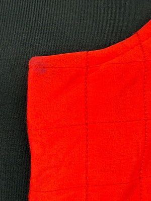 Chanel Red Quilted Identification Jacket – Size 42