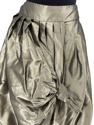 Pauw Amsterdam Metallic Silk Sculptural Skirt – Size 3