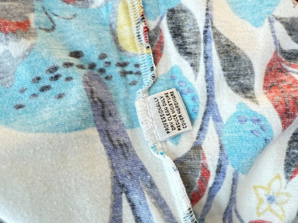 St. John Sport by Marie Gray Fruit & Butterfly Print T-Shirt &amp; Denim-Style Jacket Set – Size XL