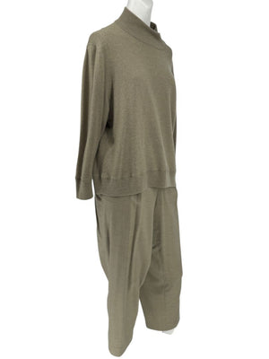 Lafayette 148 New York Cashmere Sweater & Knit Pant Coordinating Set – Size: XL