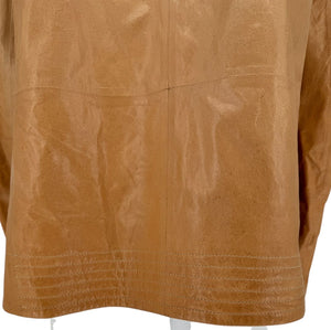 Brunello Cucinelli Leather Moto Jacket – Size 44  Brand New