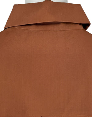 Derek Lam Rust Silk Long Shirt – Size 6 US / 42 IT / 38 FR