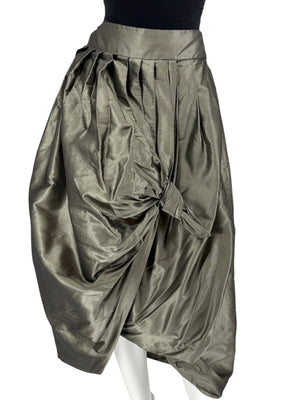 Pauw Amsterdam Metallic Silk Sculptural Skirt – Size 3