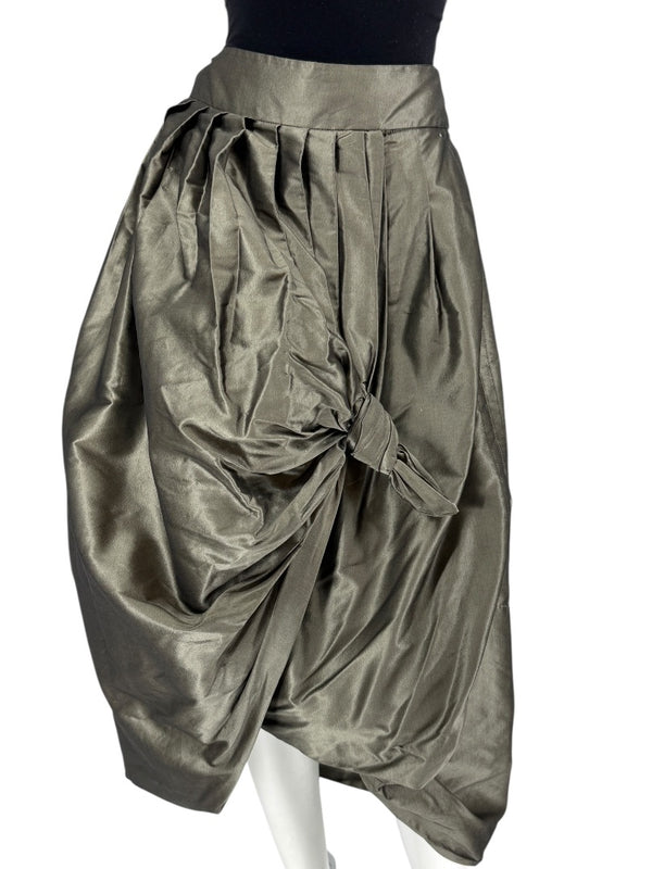 Pauw Amsterdam Metallic Silk Sculptural Skirt – Size 3