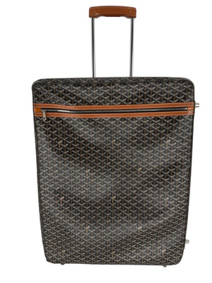 Goyard Goyardine Canvas Large Rolling Suitcase – 25.6" x 19.7" x 9.8"