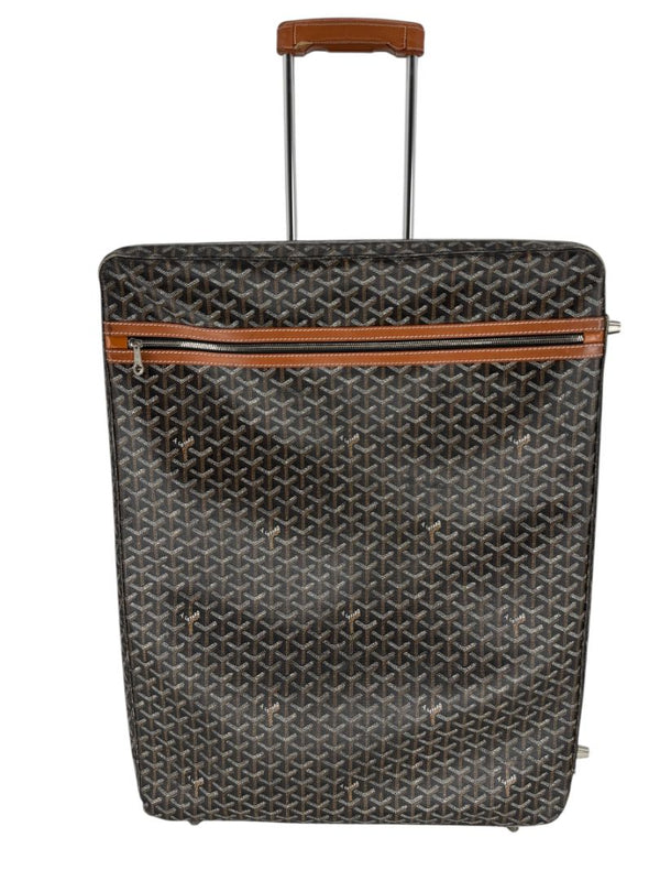 Goyard Goyardine Canvas Large Rolling Suitcase – 25.6" x 19.7" x 9.8"